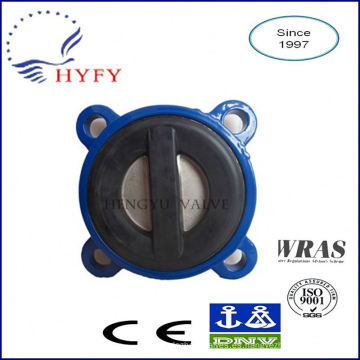 New coming with portable ductile iron wafer type double door check valve